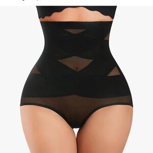 High-Waisted Black Shapewear